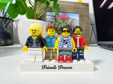 Personalisierte LEGO® Figuren Familie / Freunde - Personalisierungsbeispiel 2