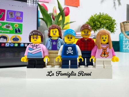 Personalisierte LEGO® Figuren Familie / Freunde - Personalisierungsbeispiel 3