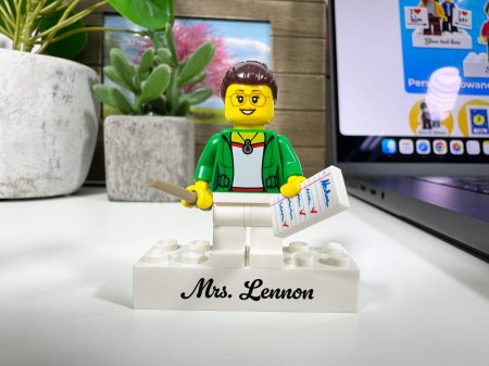 Personalisierte LEGO® Figur Lehrer - Personalisierungsbeispiel 2