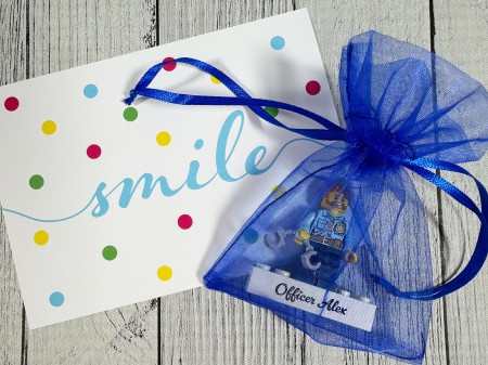 Personalisierte LEGO® Figur Polizist - Geschenkverpackung