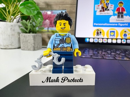 Personalisierte LEGO® Figur Polizist - Personalisierungsbeispiel 3