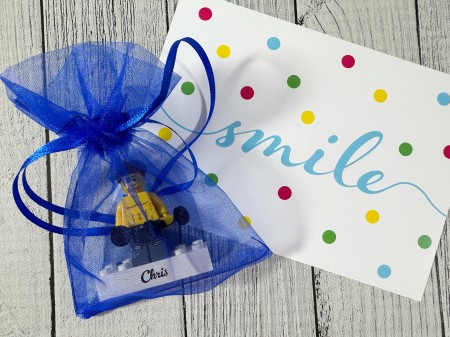 Personalisierte LEGO® Figur Fitness-Fan - Geschenkverpackung