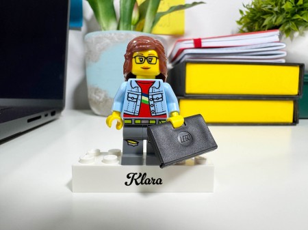 Personalisierte LEGO® Figur Programmierer – Personalisierungsbeispiel 2