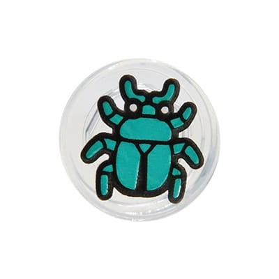 Accéder au produit Insecte / scarabée LEGO® – turquoise, tile ronde 1×1