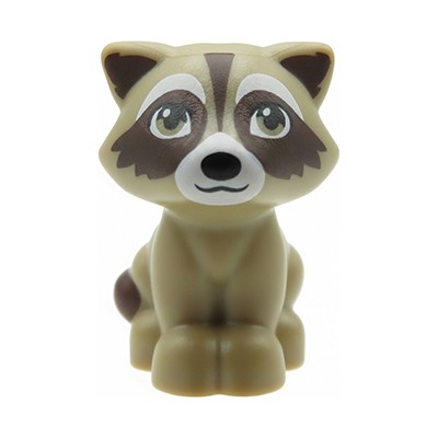 Zum Produkt LEGO® Friends Waschbär – Dunkelbraun, sitzend