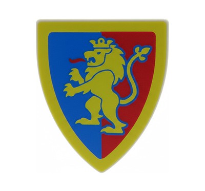 Accéder au produit Bouclier LEGO® – Triangulaire, Crête de lion