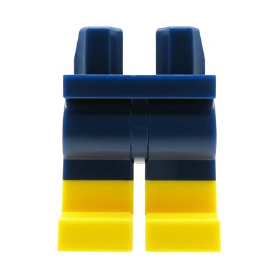 Nóżki dla figurki LEGO, granatowe krótkie spodenki