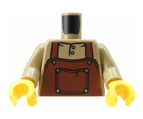 Zum Produkt LEGO® Minifiguren Torso – braune Schürze