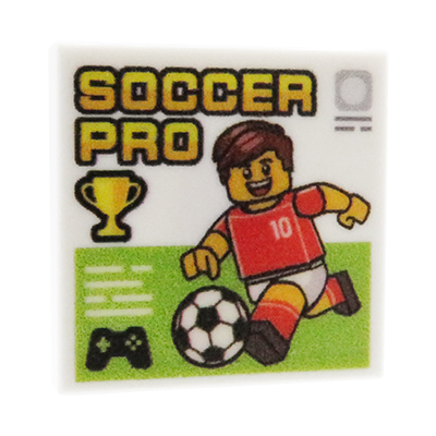 Zum Produkt Fußballspiel „Soccer Pro“ – Custom Druck auf LEGO® Fliese (2x2)