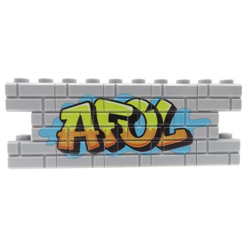 Przejdź do produktu Graffiti AFOL (żółte) – Custom nadruk na klockach LEGO®