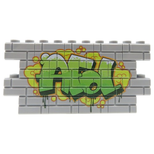 Przejdź do produktu Graffiti AFOL (zielone) – Custom nadruk na klockach LEGO®