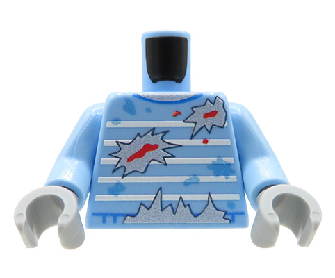 Przejdź do produktu Tors figurki (Zombie, porwany sweter) – Custom nadruk na torsie LEGO