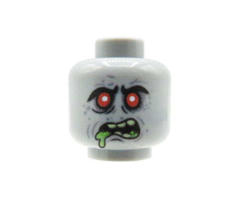 Zum Produkt Minifigur-Kopf – Zombie #10 – Custom-Druck auf LEGO® Kopf
