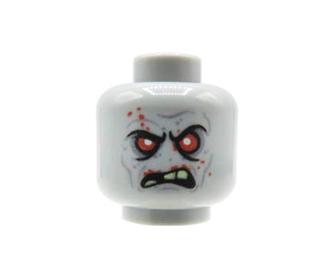 Zum Produkt Minifigur-Kopf – Zombie #8 – Custom-Druck auf LEGO® Kopf