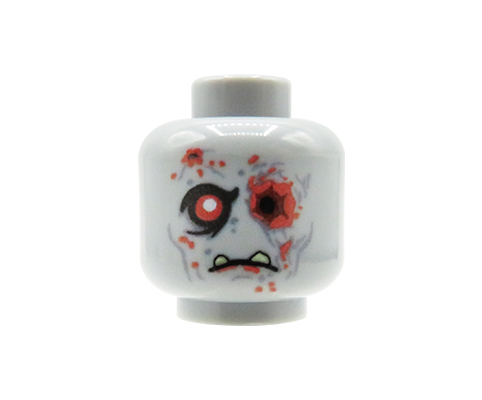 Zum Produkt Minifigur-Kopf – Zombie #9 – Custom-Druck auf LEGO® Kopf