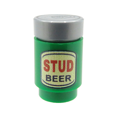 Zum Produkt Stud Beer Bierdose – Custom-Druck auf LEGO® Teil