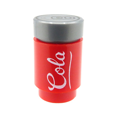 Custom LEGO Cola-Getränk in einer roten Dose