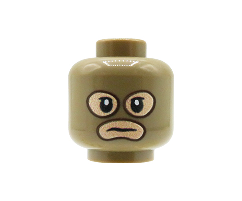 Przejdź do produktu Główka figurki – Piaskowa (cielista twarz) – Custom nadruk na główce LEGO
