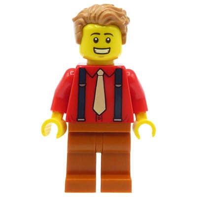 Przejdź do produktu Lego City - figurka Mężczyzna / Tata w koszuli i krawacie