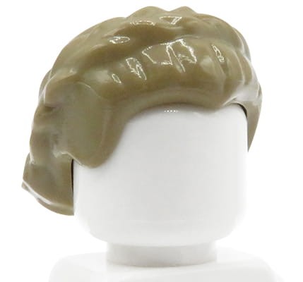 Przejdź do produktu LEGO włosy figurki - damskie, ciemny blond, upięty warkocz