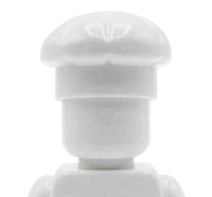 LEGO czapka kucharza biała