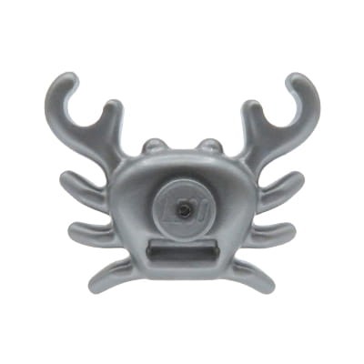 LEGO krab w kolorze srebrnym matowym