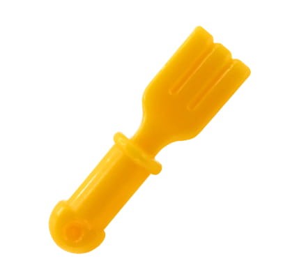 LEGO widelec Friends w kolorze jasnym pomarańczowym