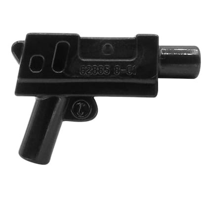 LEGO pistolet maszynowy / blaster - czarny