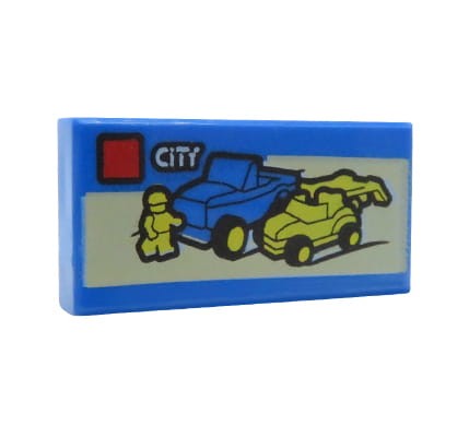 Przejdź do produktu LEGO zestaw klocków - płytka 1x2 z nadrukiem