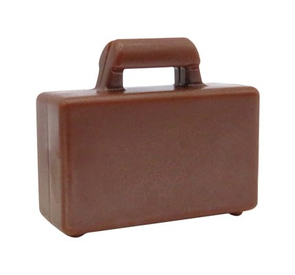 LEGO walizka / teczka / neseser w kolorze brązowym