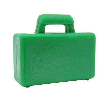 LEGO walizka / teczka / neseser w kolorze zielonym