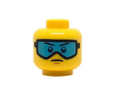 Zum Produkt LEGO Minifigurenkopf - Mann, Skibrille
