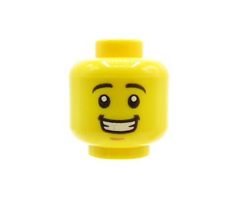 Przejdź do produktu LEGO głowa / główka figurki - mężczyzna, uśmiech
