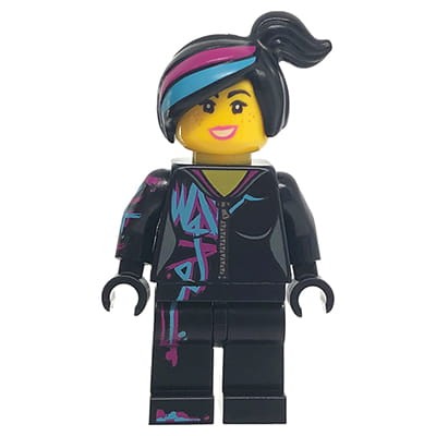 Zum Produkt LEGO Movie Minifigur – Lucy / Wyldstyle – schwarzer Overall