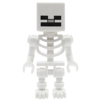 Minifigurka LEGO Minecraft Szkielet / Skeleton / Kościotrup w kolorze białym