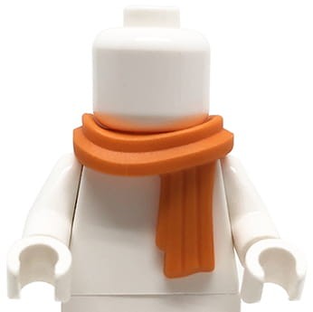 LEGO szalik w kolorze pomarańczowym
