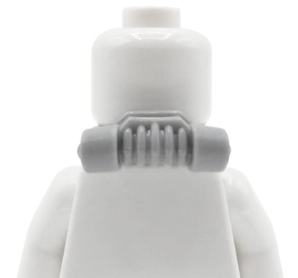 LEGO aparat tlenowy w kolorze jasnym szarym