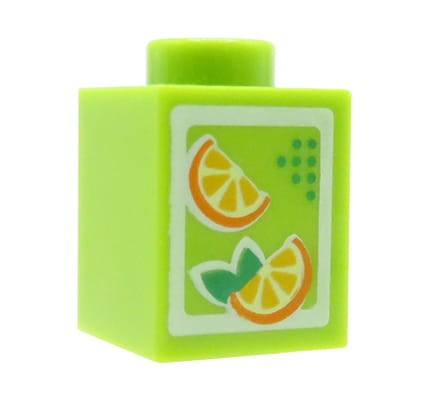 LEGO sok pomarańczowy w kartonie