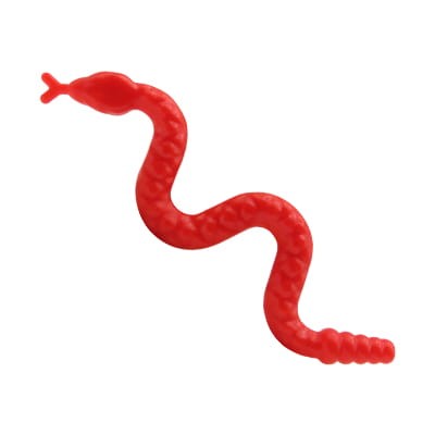 LEGO wąż w kolorze czerwonym