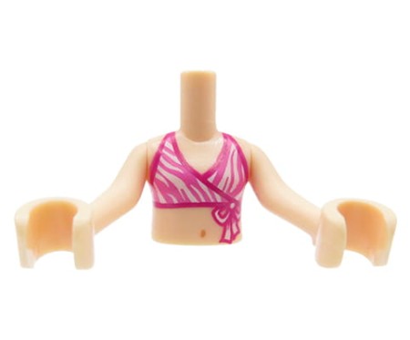 Tors figurki LEGO Friends top od bikini różowo-biały