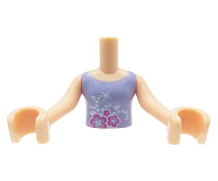 Tors figurki LEGO Friends lawendowy top z kwiatami