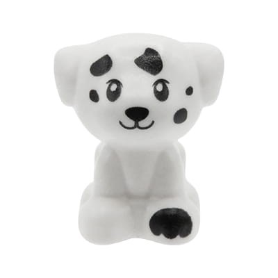 LEGO Friends pies / piesek / szczeniaczek w kolorze białym