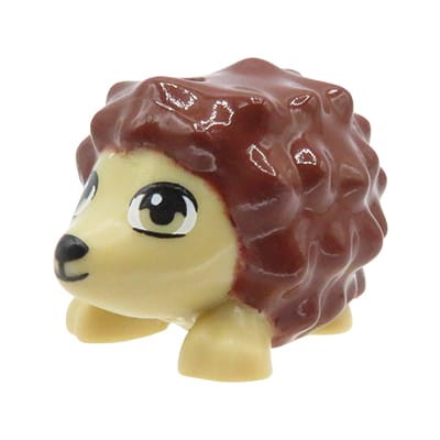 LEGO Friends jeż / jeżyk w kolorze piaskowym z brązowymi kolcami