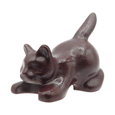 LEGO kot / kotek w kolorze ciemnym brązowym