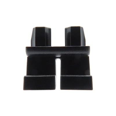 Nogi / spodnie figurki LEGO czarne, krótkie