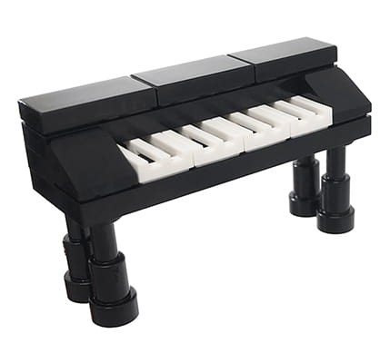 Pianino / keyboard - mini zestaw z klocków LEGO
