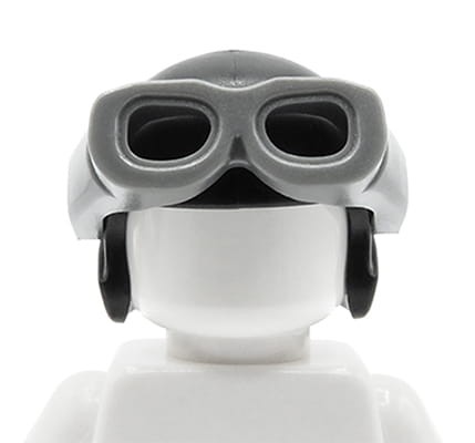 LEGO kask z okularami w kolorze czarnym