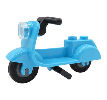 LEGO skuter- medium azure, czarna kierownica