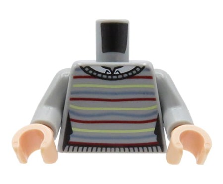 Tors figurki LEGO Harry Potter szary sweter w paski
