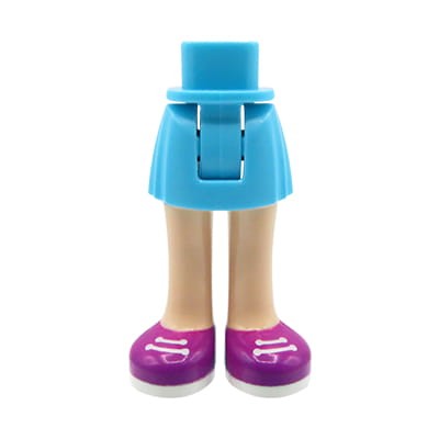 LEGO Friends nogi / nóżki figurki - niebieska spódniczka